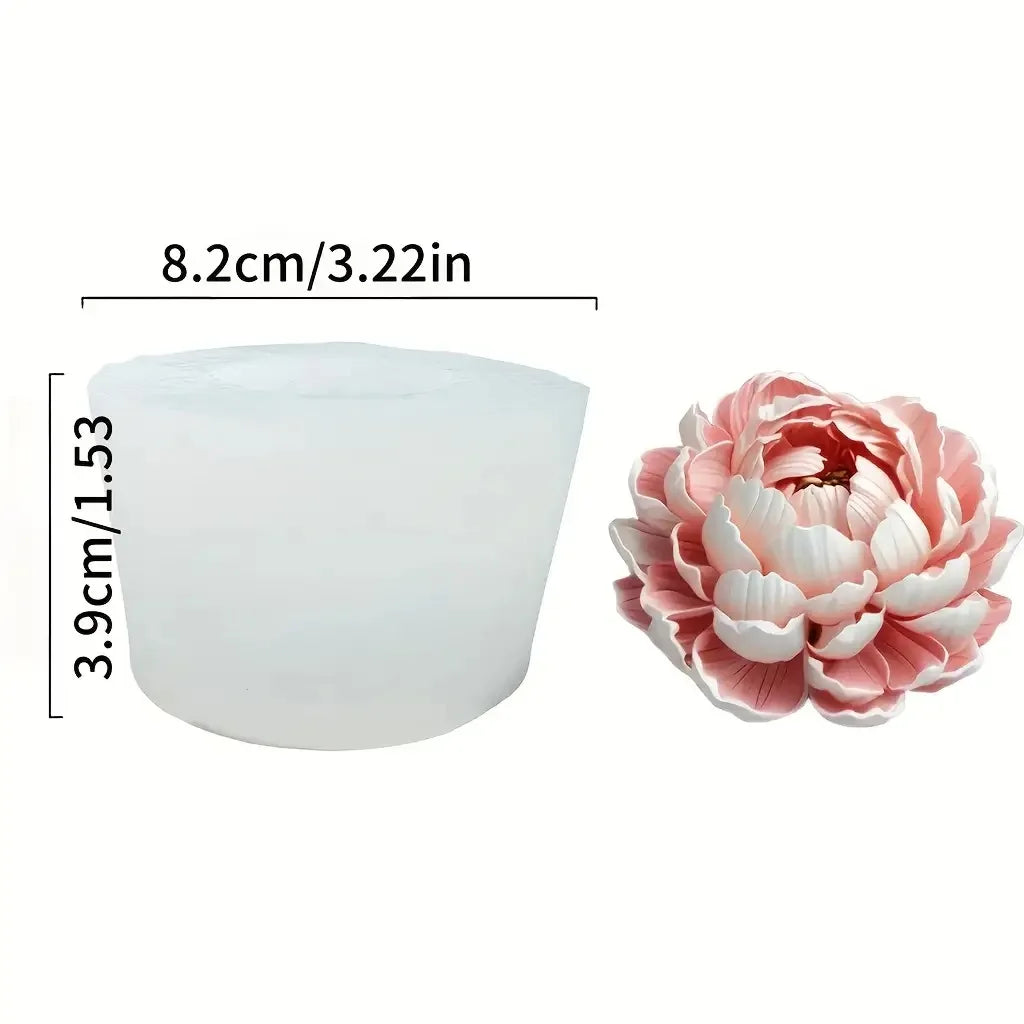 Royal Bloom Rose 3D Mold