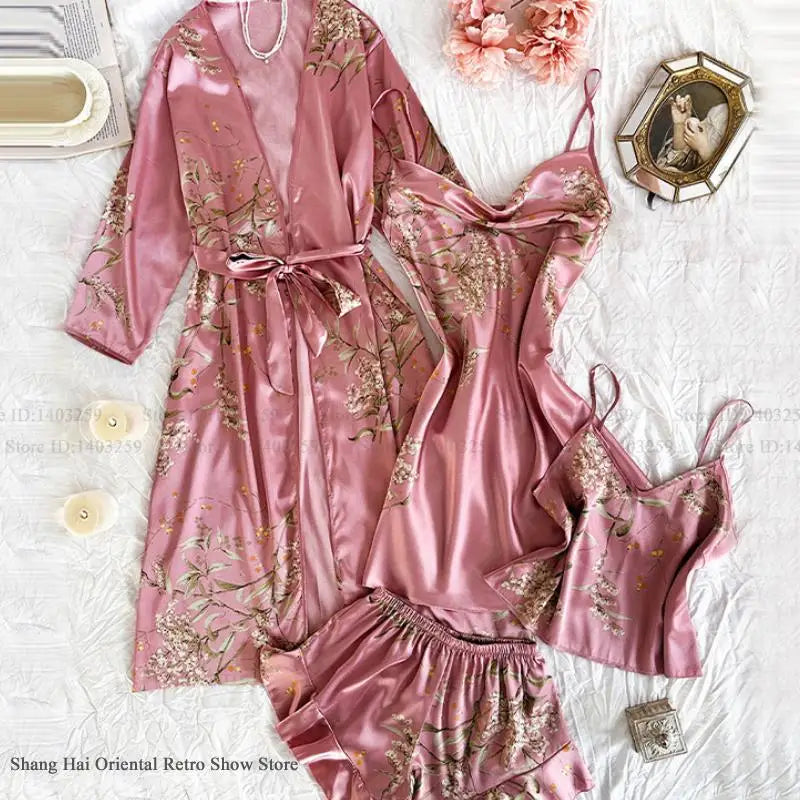 Oriental Bloom Camisole Set