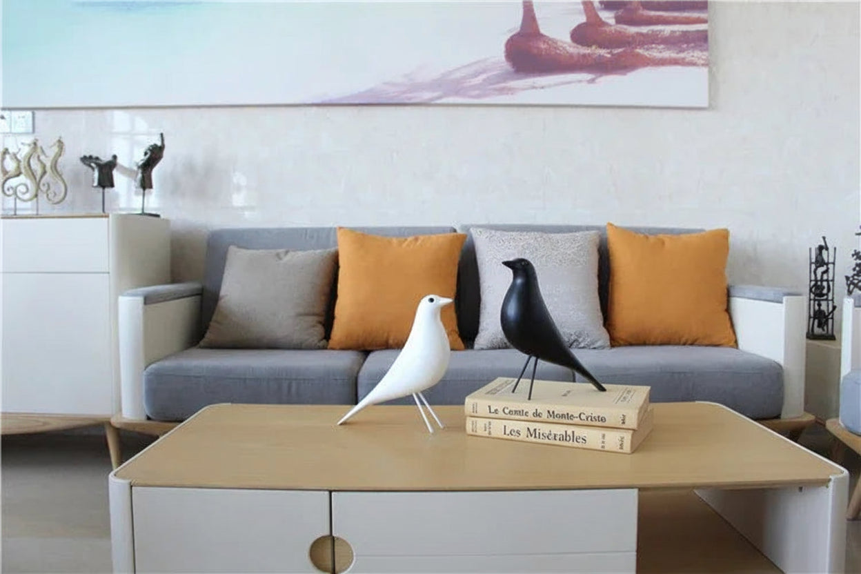 Nordic Artistic Bird Sculpture - Mid-Century Modern Decorative Figurine