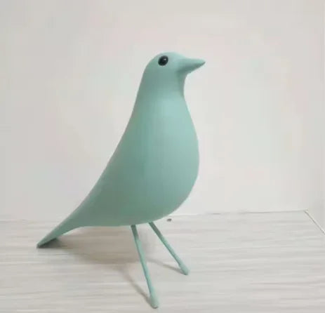 Nordic Artistic Bird Sculpture - Mid-Century Modern Decorative Figurine