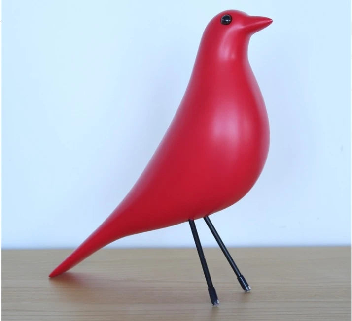 Nordic Artistic Bird Sculpture - Mid-Century Modern Decorative Figurine