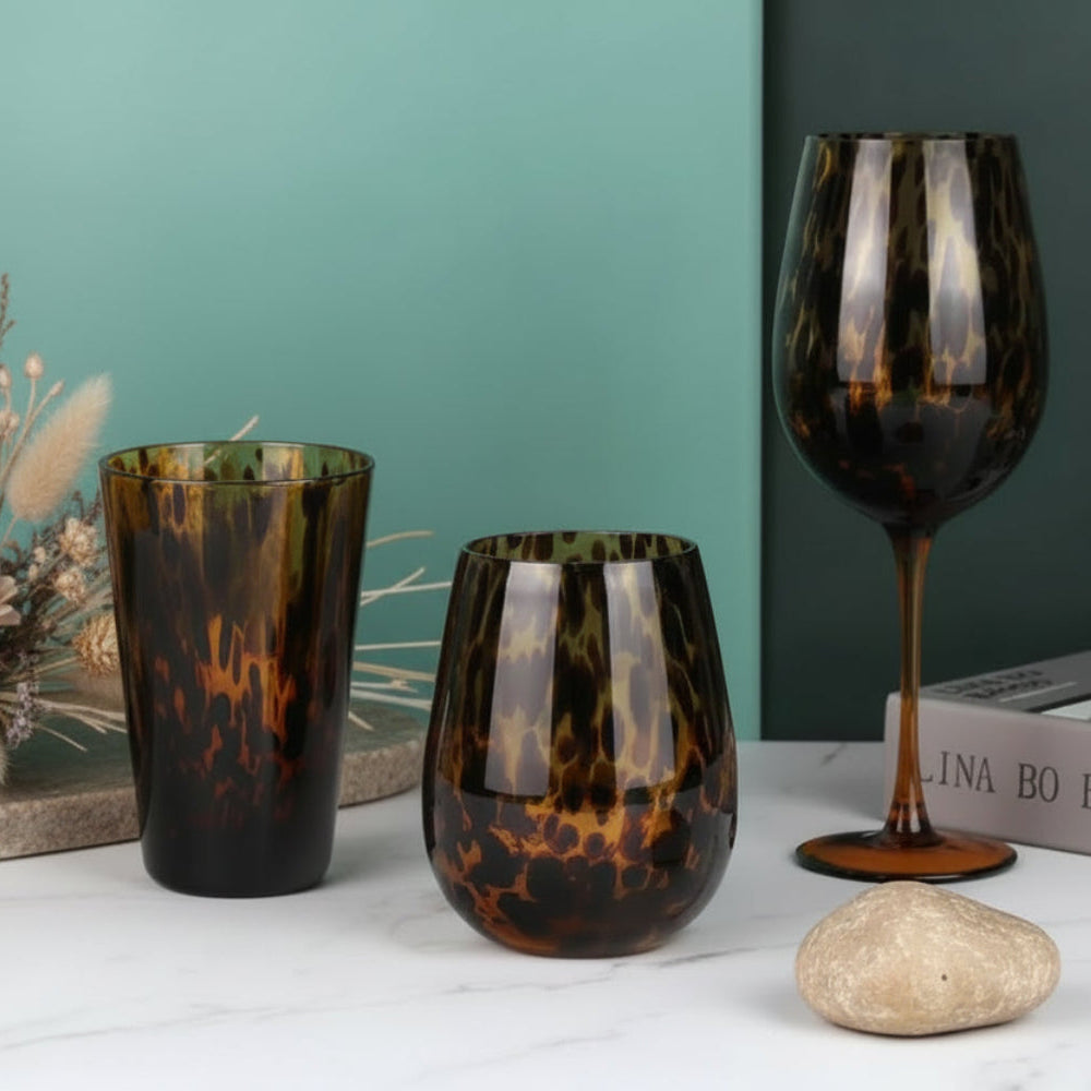 Imperial Wild Leopard Glass