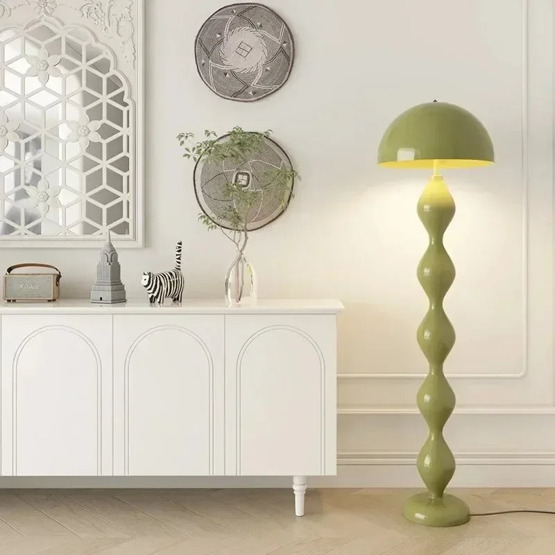 Olive Bubble Artistic Floor Lamp