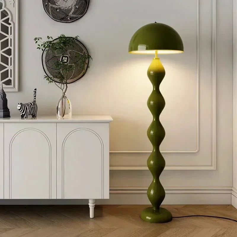 Olive Bubble Artistic Floor Lamp
