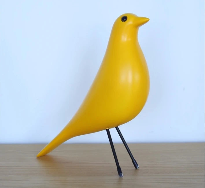 Nordic Artistic Bird Sculpture - Mid-Century Modern Decorative Figurine