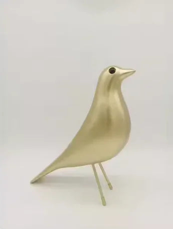 Nordic Artistic Bird Sculpture - Mid-Century Modern Decorative Figurine