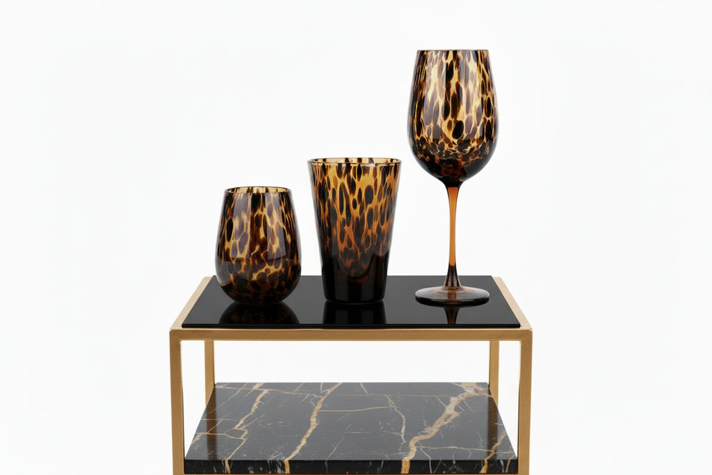 Imperial Wild Leopard Glass