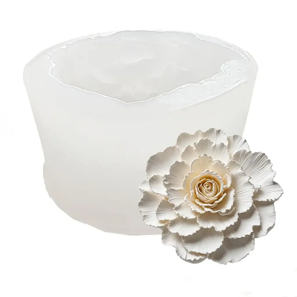 Royal Bloom Rose 3D Mold