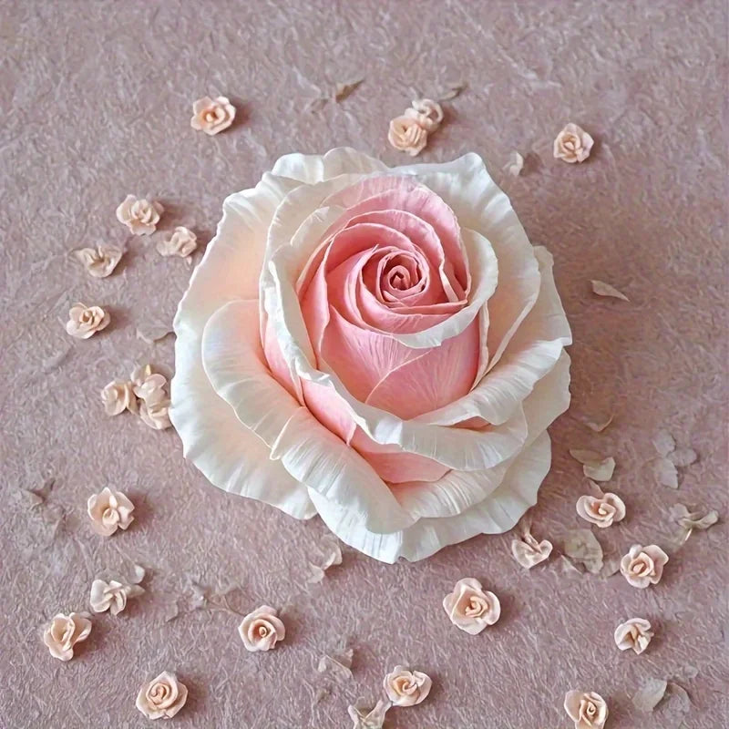 Royal Bloom Rose 3D Mold