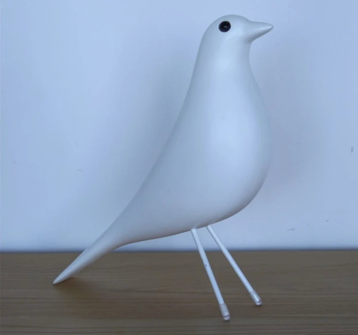 Nordic Artistic Bird Sculpture - Mid-Century Modern Decorative Figurine