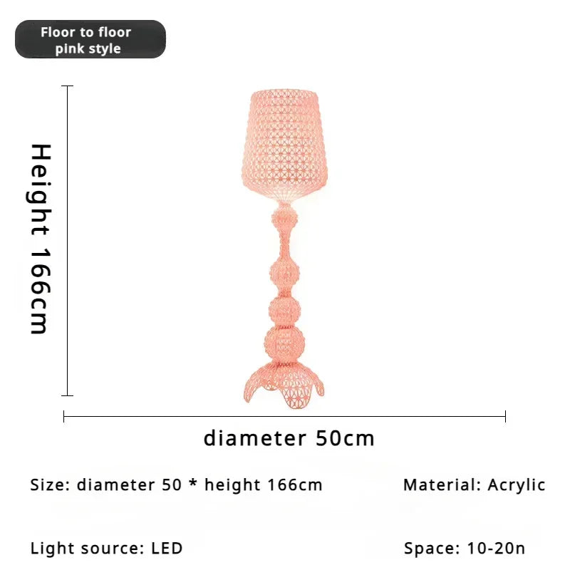 Italian Muse Artistic Standing Lamp