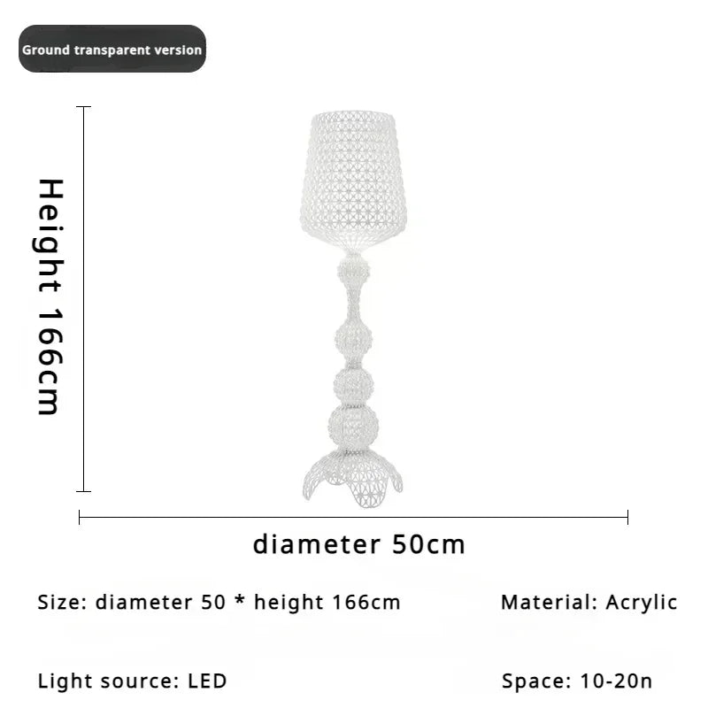 Italian Muse Artistic Standing Lamp