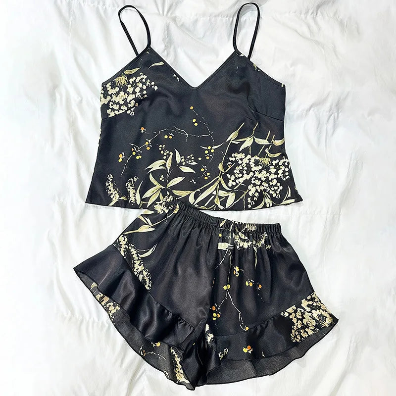 Oriental Bloom Camisole Set