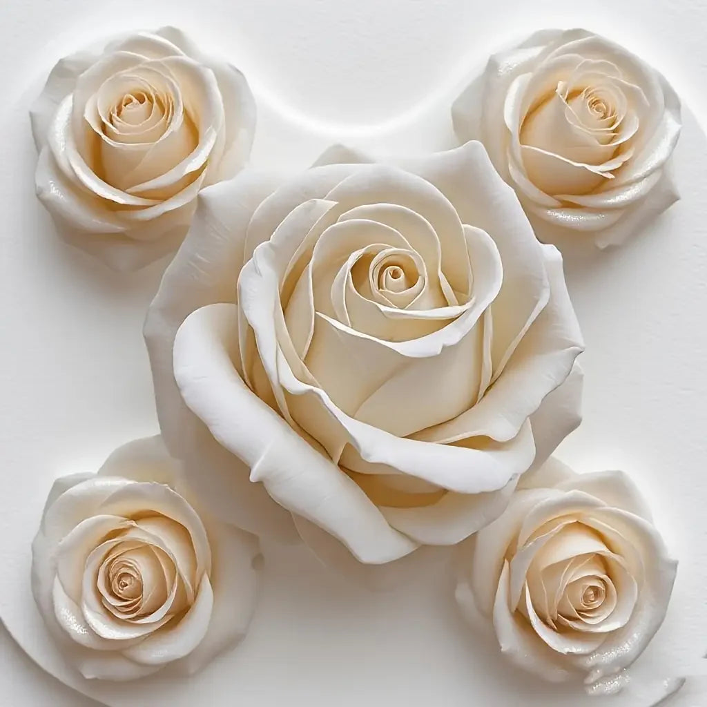 Royal Bloom Rose 3D Mold
