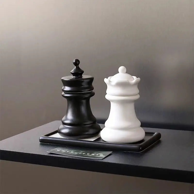 Luxury Crystal Glass Vanity Organizer - Elegant Jar for Cotton Swabs & Floss Picks