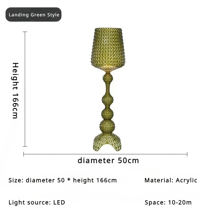 Italian Muse Artistic Standing Lamp