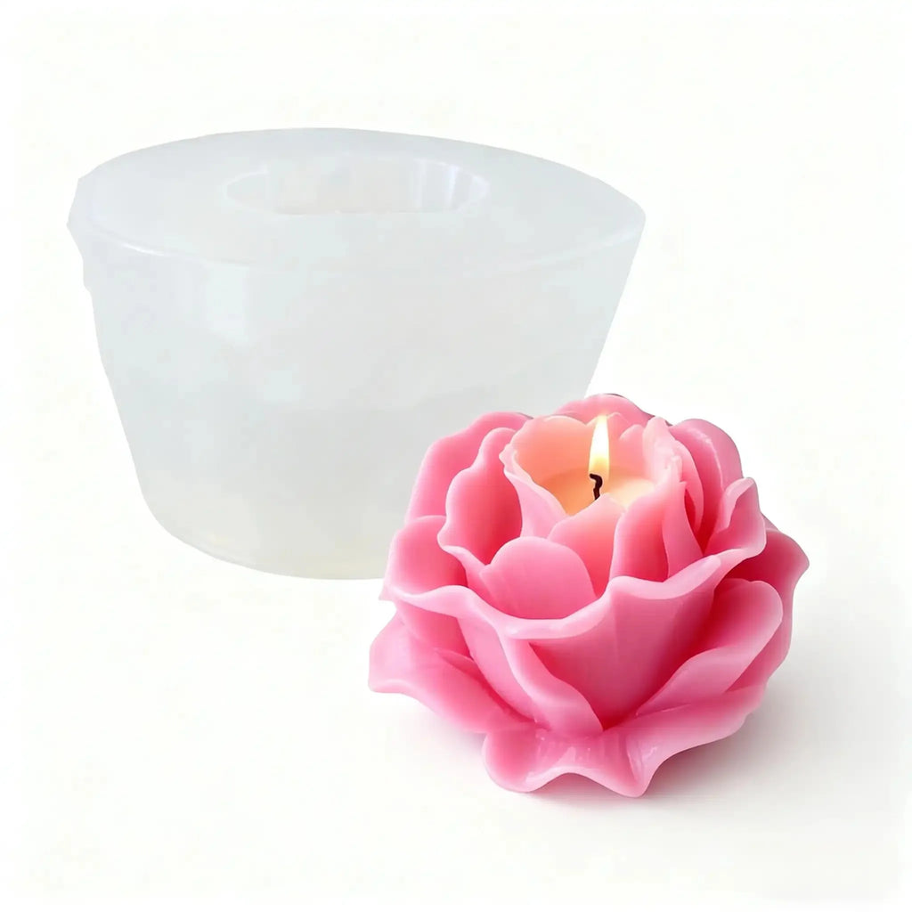Royal Bloom Rose 3D Mold