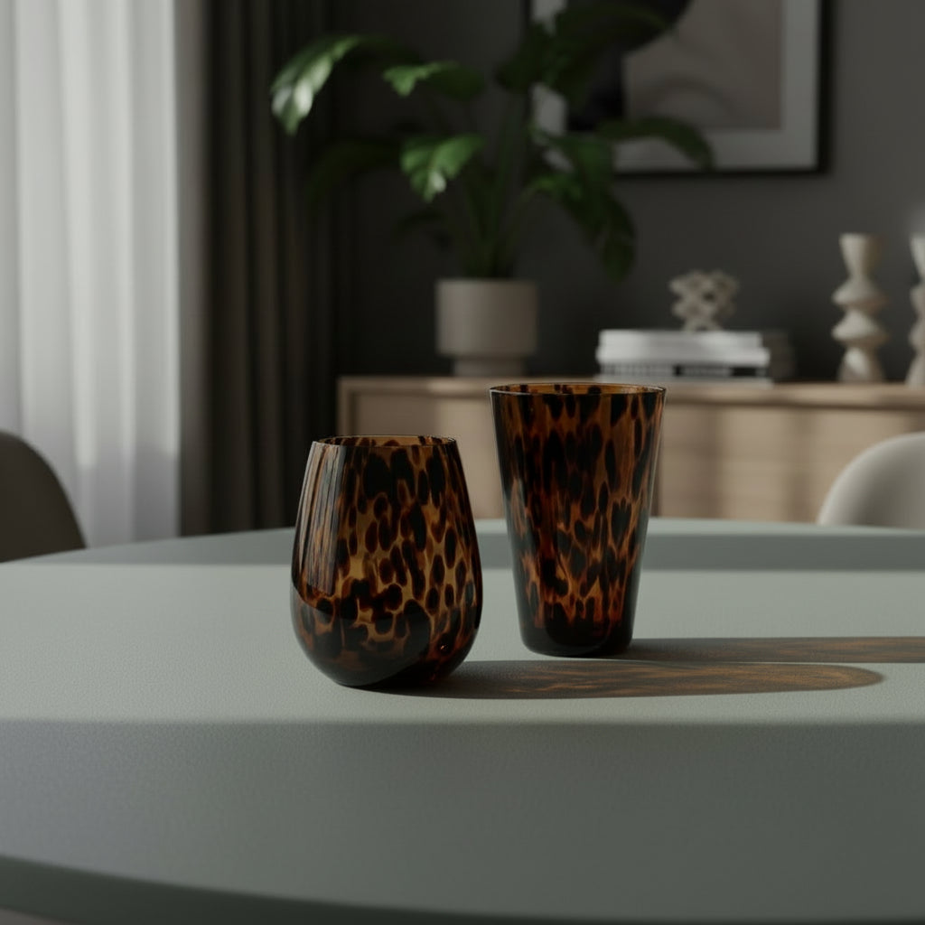 Imperial Wild Leopard Glass