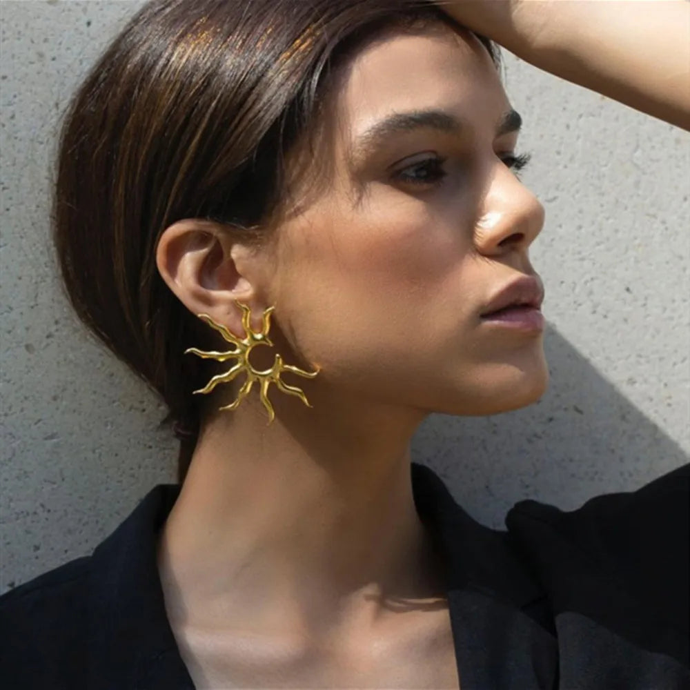 Goddess Sun Boho Earring
