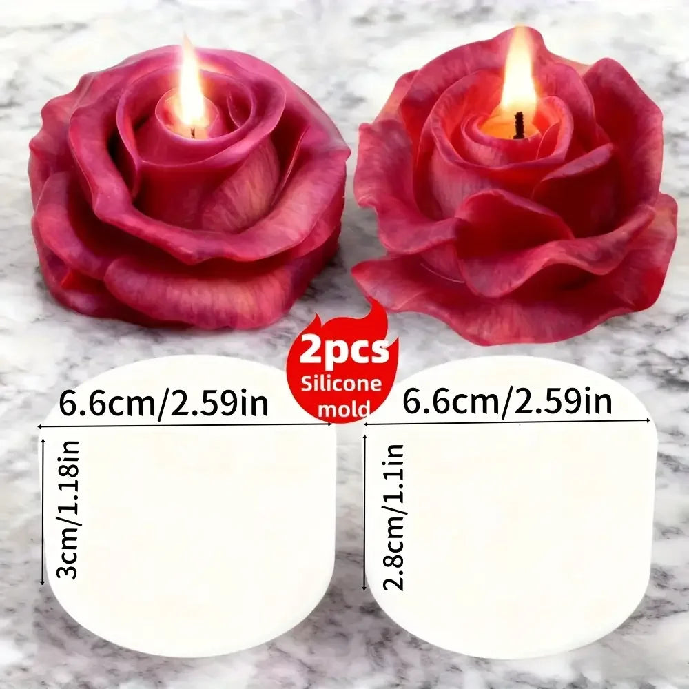 Royal Bloom Rose 3D Mold
