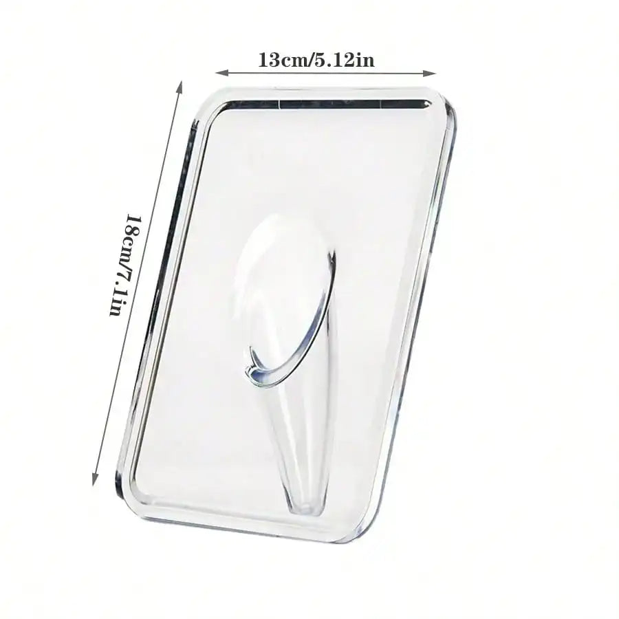 Modern Floating Acrylic Flower Frame - Minimalist Clear Vase for Home Decor