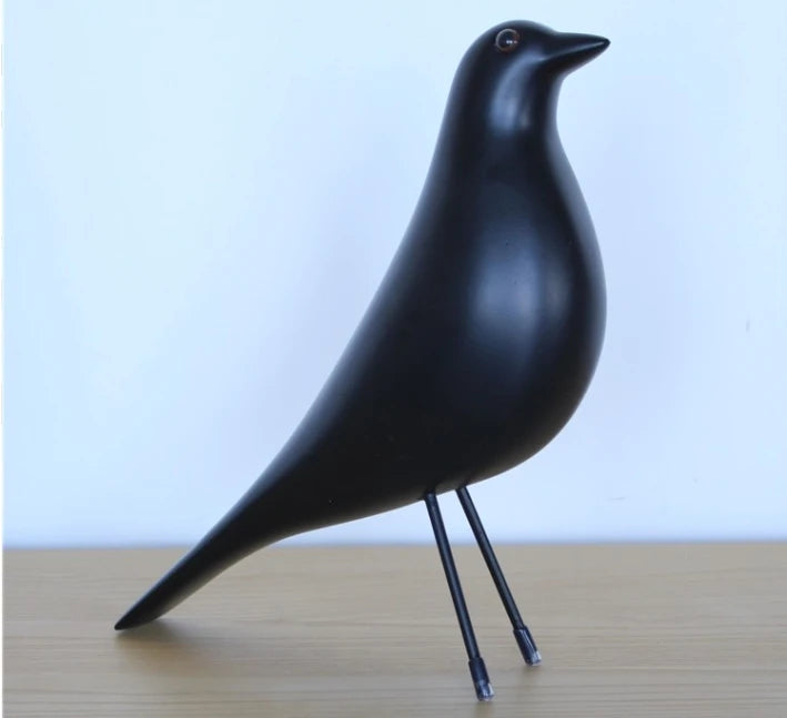 Nordic Artistic Bird Sculpture - Mid-Century Modern Decorative Figurine