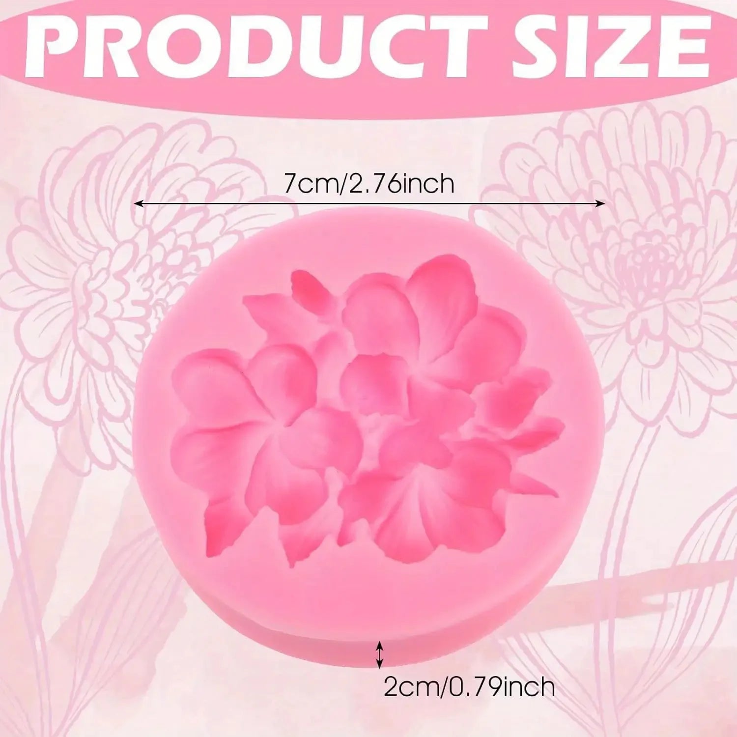 Royal Bloom Rose 3D Mold