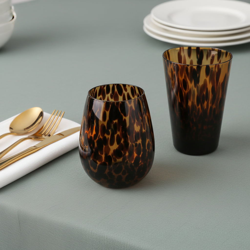 Imperial Wild Leopard Glass